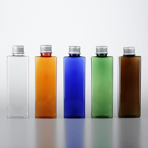 250ml x 30 aluminum cap clear/blue/brown square bottle, flower water bottles, refillable bottles,small plastic bottles storage & jars
250ml x 30 aluminum cap clear/blue/brown square bottle, flower water bottles, refillable bottles,small plastic bottles storage & jars