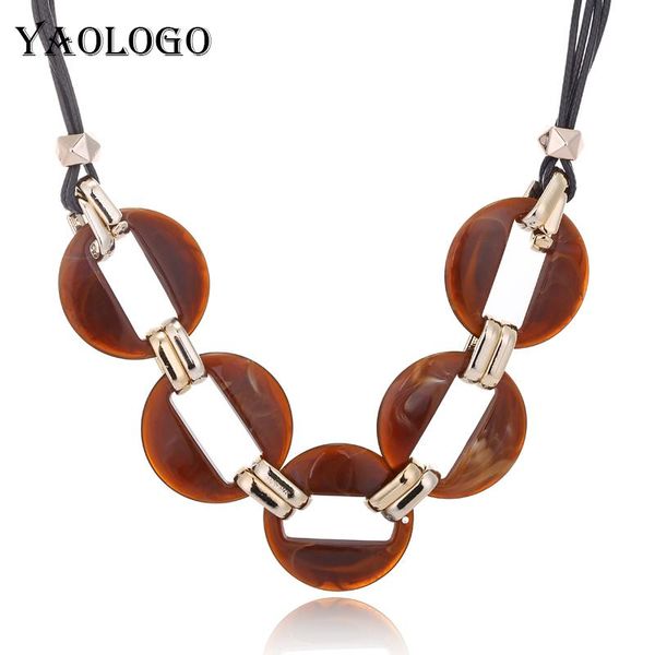 chokers yaologe 2021 fashion power leather cord statement necklace & pendants vintage weaving collar choker for women gift n479, Golden;silver
chokers yaologe 2021 fashion power leather cord statement necklace & pendants vintage weaving collar choker for women gift n479, Golden;silver