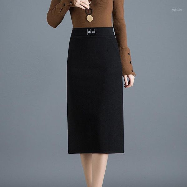 skirts 2021 autumn & winter arrival woolen skirt mid length split korean high waist elastic pocket, Black
skirts 2021 autumn & winter arrival woolen skirt mid length split korean high waist elastic pocket, Black
