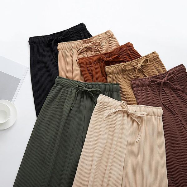 women's pants & capris luckymily 2021 100% cotton women fashion summer elastic waist ankle-length csaual solid color pant, Black;white
women's pants & capris luckymily 2021 100% cotton women fashion summer elastic waist ankle-length csaual solid color pant, Black;white