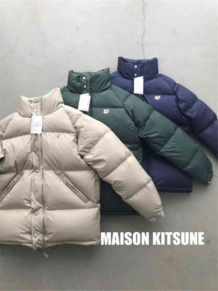 down winter fox embroidery warm jacket men women stand collar bread coats maison kitsune outerwear individual styles can choose logo, Black
down winter fox embroidery warm jacket men women stand collar bread coats maison kitsune outerwear individual styles can choose logo, Black