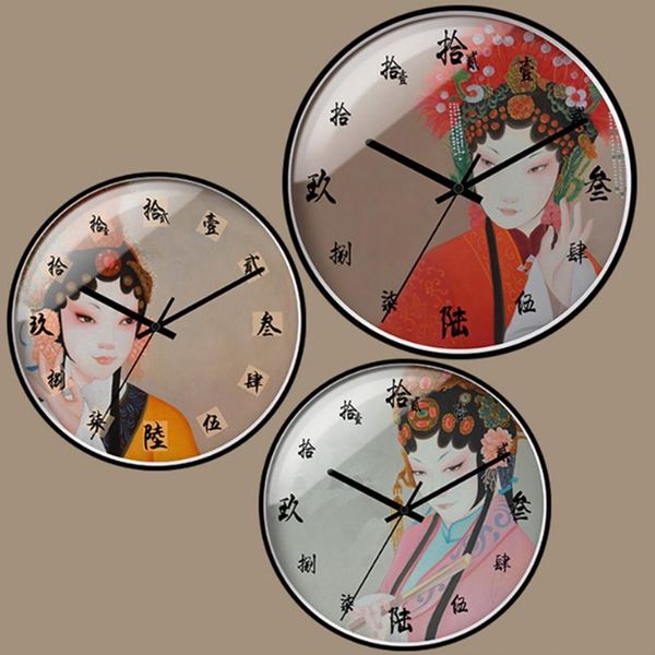 wall clocks chinese metal clock household mute living room bedroom peking opera decorative watch quartz round
wall clocks chinese metal clock household mute living room bedroom peking opera decorative watch quartz round