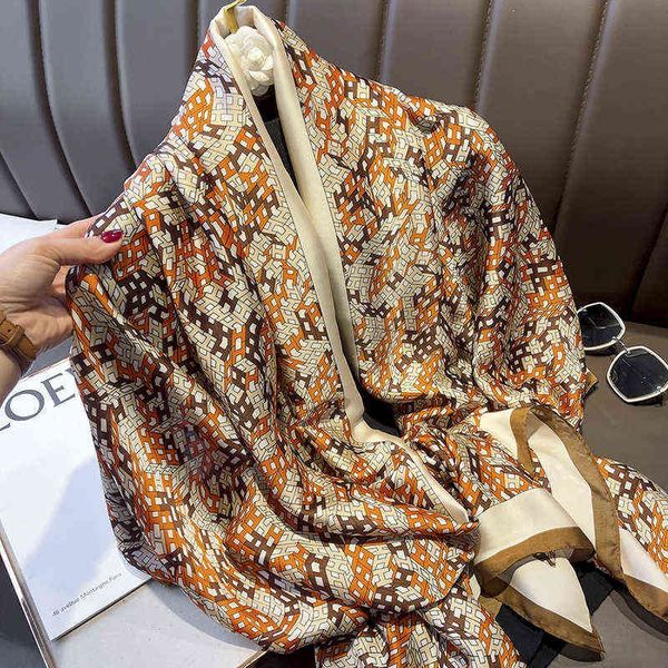 scarves spring and autumn style three color letters all over printed imitation decorative silk large long scarf with shawl female, Blue;gray
scarves spring and autumn style three color letters all over printed imitation decorative silk large long scarf with shawl female, Blue;gray