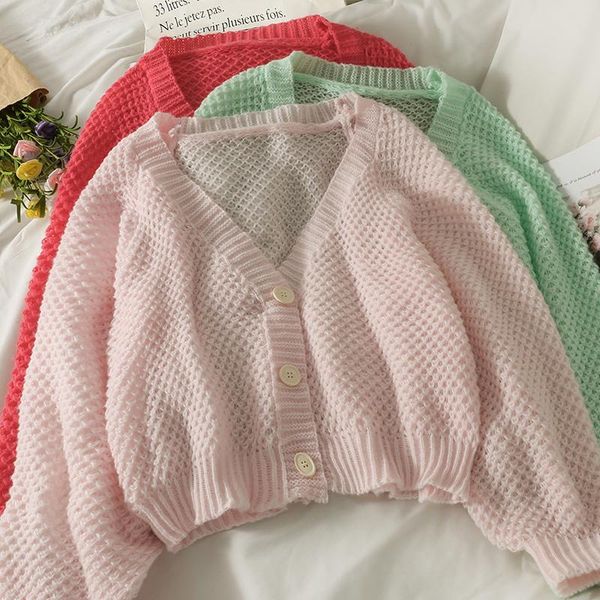 women's knits & tees cardigan women solid color knitted v-neck sweater winter autumn long sleeve single breasted sweaters female top, White
women's knits & tees cardigan women solid color knitted v-neck sweater winter autumn long sleeve single breasted sweaters female top, White