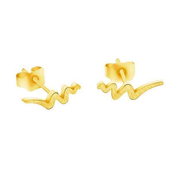stud simple tiny wave earrings for women stainless steel jewelry gold color geometry boucle d'oreille bridesmaid gift, Golden;silver
stud simple tiny wave earrings for women stainless steel jewelry gold color geometry boucle d'oreille bridesmaid gift, Golden;silver