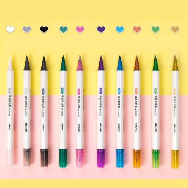 highlighters 10 colors painted pen double head highlighter art drawing painting doodling marker school office stationery, Black;red
highlighters 10 colors painted pen double head highlighter art drawing painting doodling marker school office stationery, Black;red