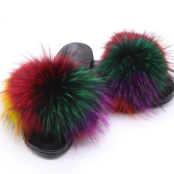 slippers women winter warm plush fur slides lovely fluffy raccoon girl's furry drop, Black
slippers women winter warm plush fur slides lovely fluffy raccoon girl's furry drop, Black