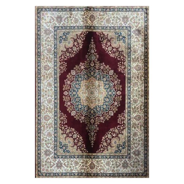 carpets 4.5'x6.5' handwoven silk carpet oriental red persian design sofa rug
carpets 4.5'x6.5' handwoven silk carpet oriental red persian design sofa rug