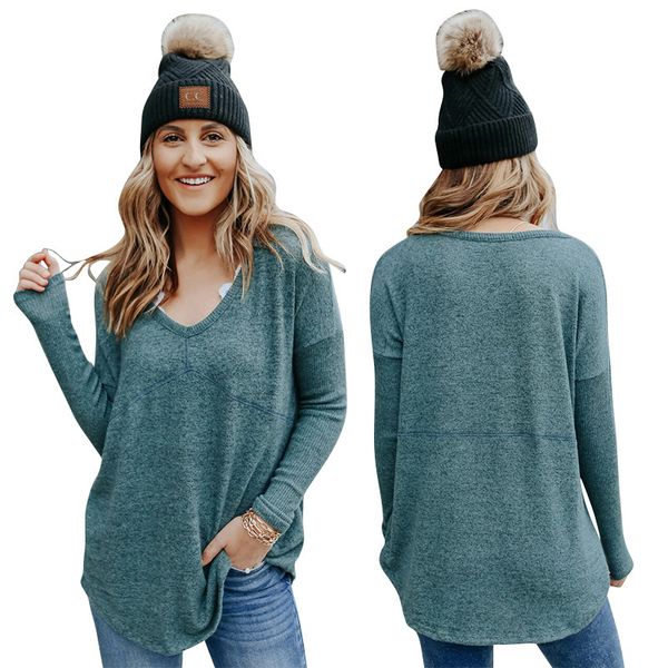 trendy iadies' sweaters oph173 autumn and winter 2021 pullover long sleeve solid color sweater fashion women's casual coathoodies, Black
trendy iadies' sweaters oph173 autumn and winter 2021 pullover long sleeve solid color sweater fashion women's casual coathoodies, Black