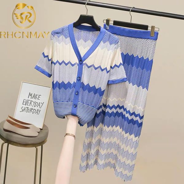 summer fashion 2 piece knit set women short sleeve elegant temperament v-neck + elastic waist stripe skirts two dress, White
summer fashion 2 piece knit set women short sleeve elegant temperament v-neck + elastic waist stripe skirts two dress, White