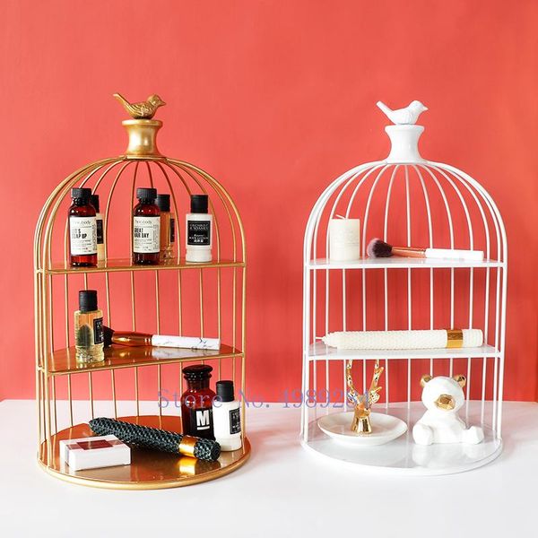 bathroom shelves creative golden metal tray three floors birdcage deskstorage rack cosmetic finishing modern home decoration accessories
bathroom shelves creative golden metal tray three floors birdcage deskstorage rack cosmetic finishing modern home decoration accessories