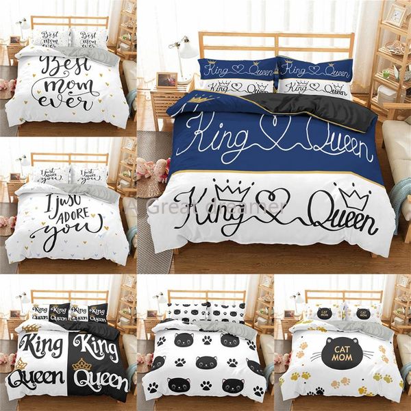bedding sets luxury 3d letters print duvet cover pillowcase white and black bed clothes for home twin king size 2/3pcs
bedding sets luxury 3d letters print duvet cover pillowcase white and black bed clothes for home twin king size 2/3pcs