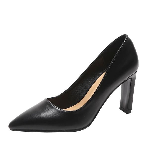 black banquet high heels women's professional work leather thick with ladies single shoes european pumps women ol dress
black banquet high heels women's professional work leather thick with ladies single shoes european pumps women ol dress
