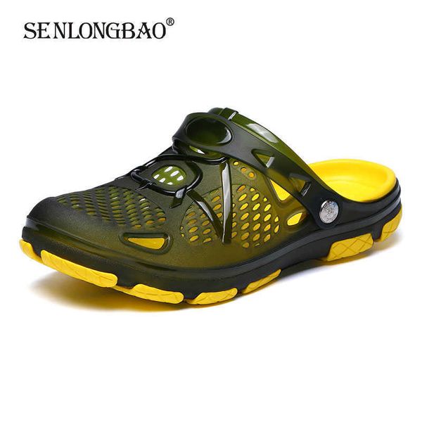 summer men shoes hollow casual slippers fashion beach sandals jelly breathable flip flops outdoor slippers 210619, Black
summer men shoes hollow casual slippers fashion beach sandals jelly breathable flip flops outdoor slippers 210619, Black