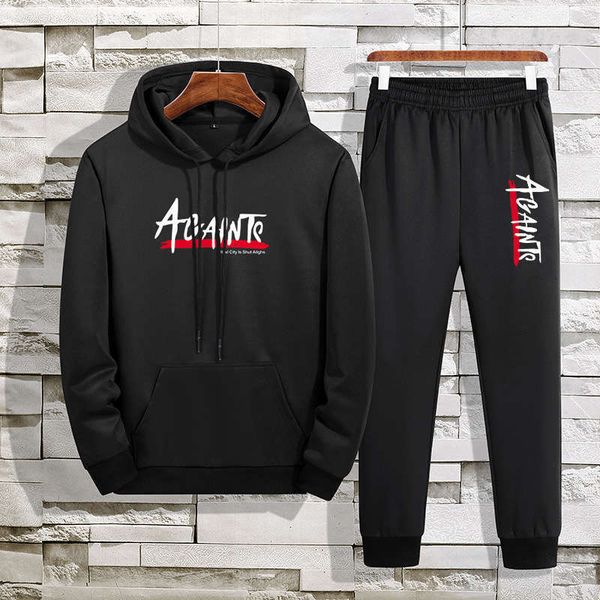 sweater sportswear tracksuits men's two piece spring and autumn trend hooded casual wear, Gray
sweater sportswear tracksuits men's two piece spring and autumn trend hooded casual wear, Gray