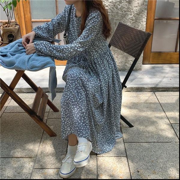 french niche retro small womens dresses floral spring long sleeved chiffon good quality woman clothes, Black;gray
french niche retro small womens dresses floral spring long sleeved chiffon good quality woman clothes, Black;gray