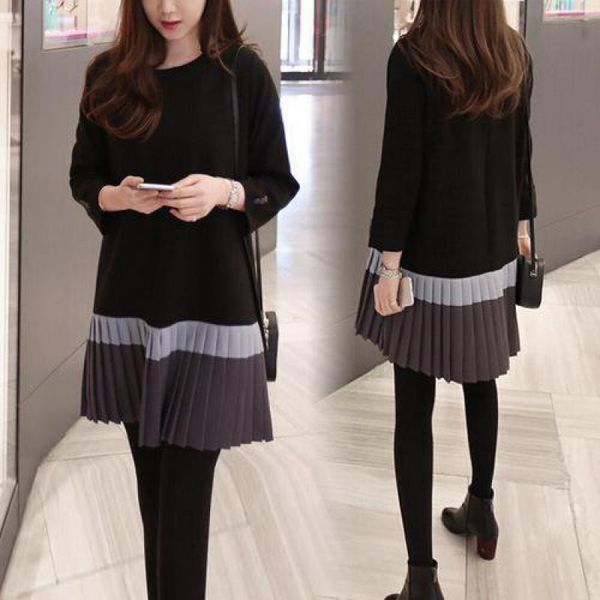 maternity dresses plus size spring autumn casual fashion korean style loose pregnancy clothes for pregnant women dress s-5xl, White
maternity dresses plus size spring autumn casual fashion korean style loose pregnancy clothes for pregnant women dress s-5xl, White