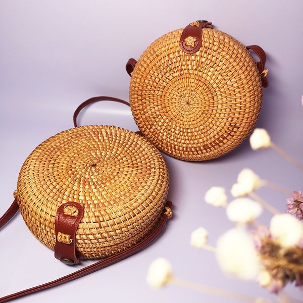 messenger bags messenger bagsvietnam rattan single shoulder huafei small round hand woven women's fashion bag 0463
messenger bags messenger bagsvietnam rattan single shoulder huafei small round hand woven women's fashion bag 0463