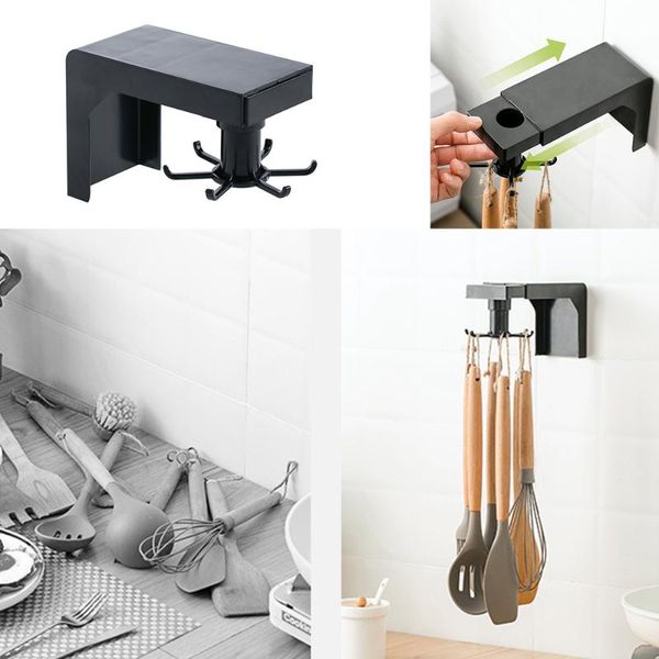 hooks & rails 1pc retractable hook 360° rotatingperforation-kitchen wall shelf 14x10cm
hooks & rails 1pc retractable hook 360° rotatingperforation-kitchen wall shelf 14x10cm