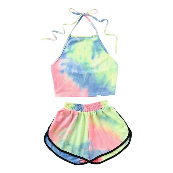 summer beach daily fitness holiday casual hanging neck swimming sports women shorts set two piece dress, White
summer beach daily fitness holiday casual hanging neck swimming sports women shorts set two piece dress, White