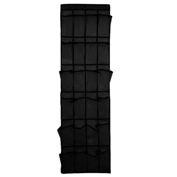 hanging shoes organizer 24 large mesh pocket, over door rack storage - black clothing & wardrobe
hanging shoes organizer 24 large mesh pocket, over door rack storage - black clothing & wardrobe