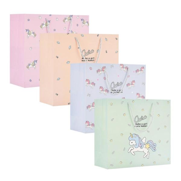 gift wrap 4pcs fashion creative paper bags large packing pouches storage portable handbags
gift wrap 4pcs fashion creative paper bags large packing pouches storage portable handbags