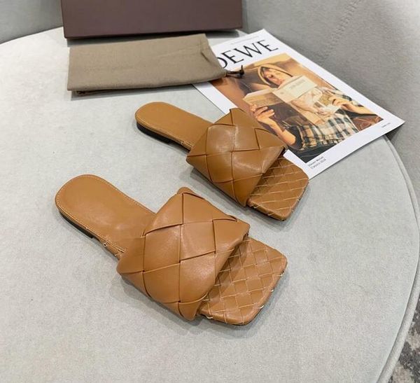 lido flat sandals designer luxury women intrecciato woven leather sandal square toe mules soft nappa lambskin insole italy classics slippers, Black
lido flat sandals designer luxury women intrecciato woven leather sandal square toe mules soft nappa lambskin insole italy classics slippers, Black