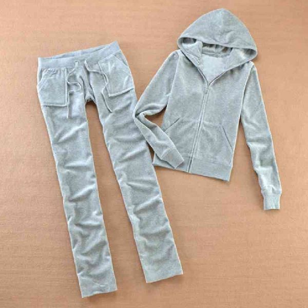 luxury / fall/2021 women's spring brand velvet fabric tracks solid color velour women track hoodies and pants sapphirethe female suit, Gray
luxury / fall/2021 women's spring brand velvet fabric tracks solid color velour women track hoodies and pants sapphirethe female suit, Gray