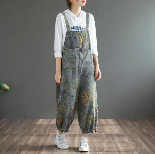 women's jumpsuits & rompers autumn women retro loose large size 2021 casual print pocket hole all-match denim, Black;white
women's jumpsuits & rompers autumn women retro loose large size 2021 casual print pocket hole all-match denim, Black;white