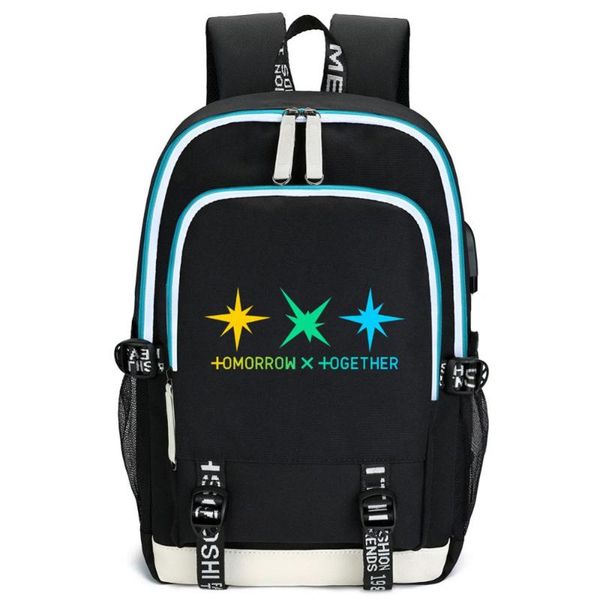 backpack tomorrow x together korean kpop women usb charging lapbagpack oxford travel txt school bags bookbag
backpack tomorrow x together korean kpop women usb charging lapbagpack oxford travel txt school bags bookbag