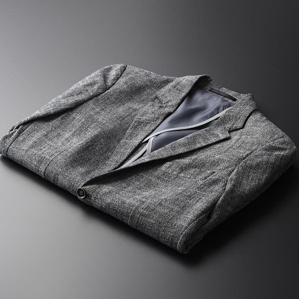 men's suits & blazers casual slim linen pure color single breasted suit style fashion brand male comfortable clothing plus size m-4xl, White;black
men's suits & blazers casual slim linen pure color single breasted suit style fashion brand male comfortable clothing plus size m-4xl, White;black