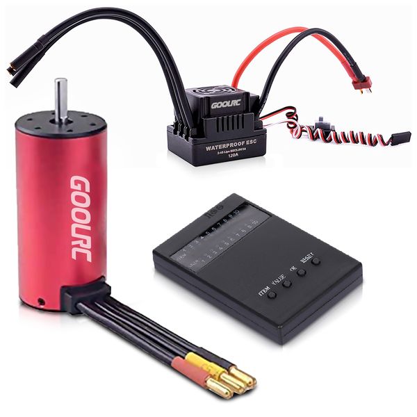 s3674 2650kv/3800kv brushless motor 120a esc 2-4s lipo bec 5.8v/3a and programming card combo set for 1/8 rc car truck
s3674 2650kv/3800kv brushless motor 120a esc 2-4s lipo bec 5.8v/3a and programming card combo set for 1/8 rc car truck