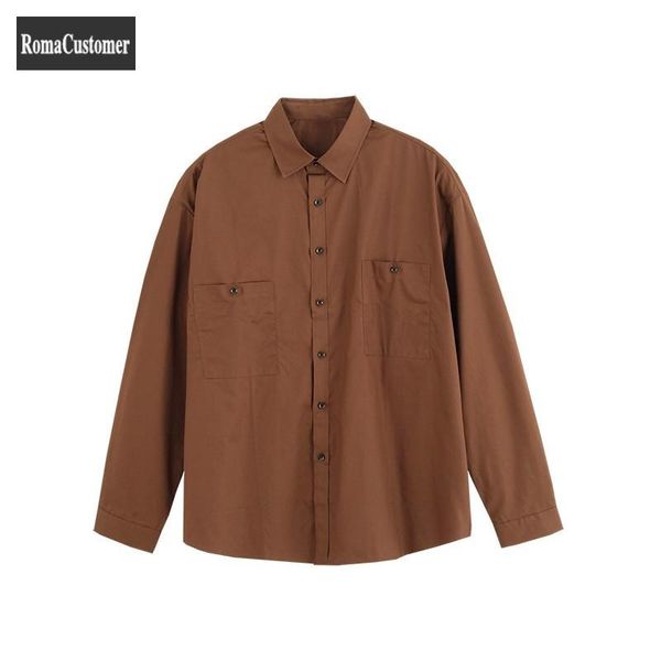 men's casual shirts korean vintage long sleeve shirt mens loose fashion solid turn-down collar single breasted straight blouse autumn, White;black
men's casual shirts korean vintage long sleeve shirt mens loose fashion solid turn-down collar single breasted straight blouse autumn, White;black
