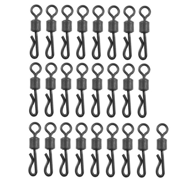 25/50/75/100 pcs/lot fishing connector q-shaped bearing swivel quick change swivels for carp terminal tackle accessories hooks
25/50/75/100 pcs/lot fishing connector q-shaped bearing swivel quick change swivels for carp terminal tackle accessories hooks