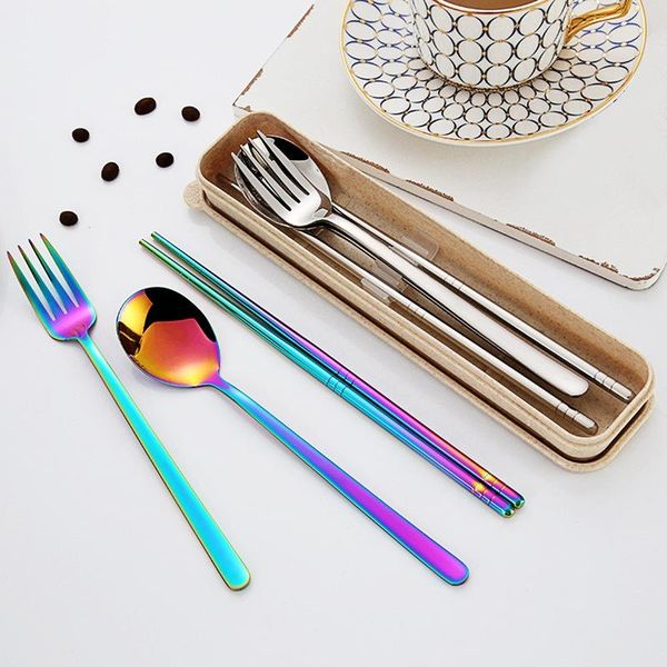 flatware sets 3pcs dinnerware set stainless steel portable outdoor chopsticks fork spoon teaspoon cutlery kitchen tools
flatware sets 3pcs dinnerware set stainless steel portable outdoor chopsticks fork spoon teaspoon cutlery kitchen tools