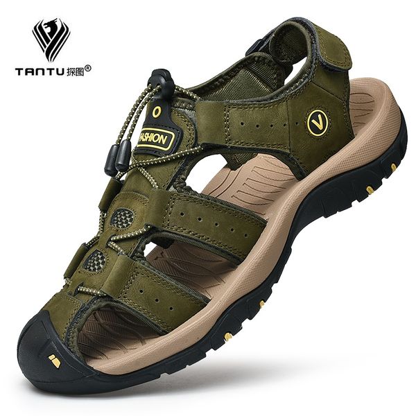 2021 men summer spring sandals genuine leather casual shoes man roman style beach sandals brand men outdoor shoes size eu38 47 shoes uk fla, Black
2021 men summer spring sandals genuine leather casual shoes man roman style beach sandals brand men outdoor shoes size eu38 47 shoes uk fla, Black