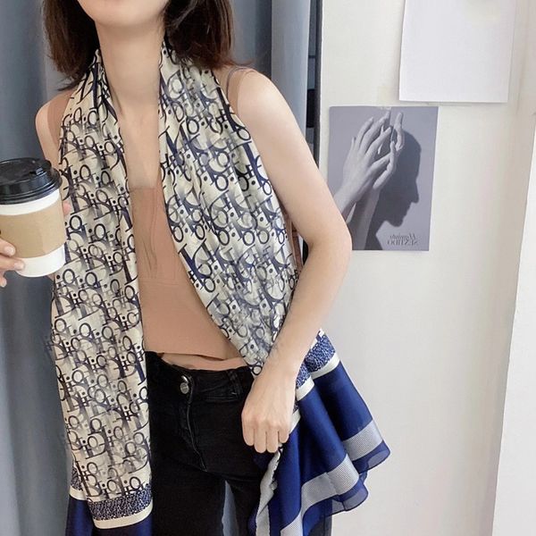 high quatity spring and autumntwill silk scarf for women designer scavers fashion sunscreen female lapel head luxury scarfs plaid hijab shaw, Blue;gray
high quatity spring and autumntwill silk scarf for women designer scavers fashion sunscreen female lapel head luxury scarfs plaid hijab shaw, Blue;gray