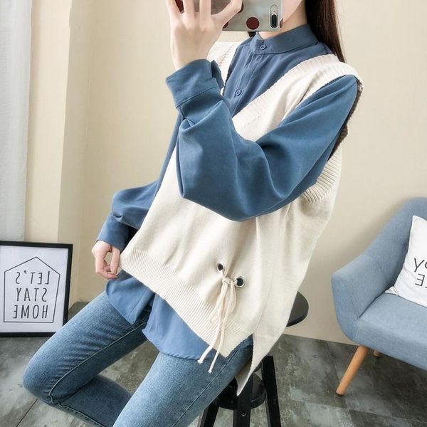 women's vests women all-match v-neck casual womens vest knitting trendy novelty hemline harajuku daily drawstring sleeveless oversize, Black;white
women's vests women all-match v-neck casual womens vest knitting trendy novelty hemline harajuku daily drawstring sleeveless oversize, Black;white