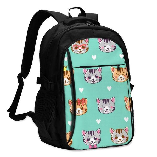 backpack usb charging lapwomen's for teenage students girls school cute cartoon kittens heads travel bagpack
backpack usb charging lapwomen's for teenage students girls school cute cartoon kittens heads travel bagpack