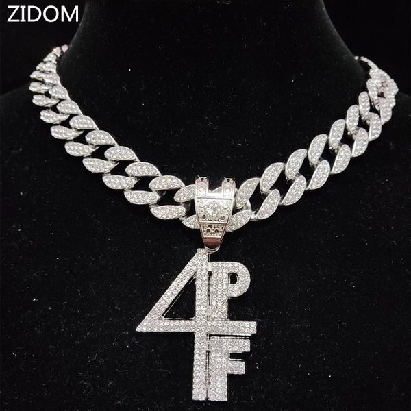 pendant necklaces men women hip hop 4pf letter necklace miami cuban chain iced out bling hiphop fashion charm jewelry, Silver
pendant necklaces men women hip hop 4pf letter necklace miami cuban chain iced out bling hiphop fashion charm jewelry, Silver