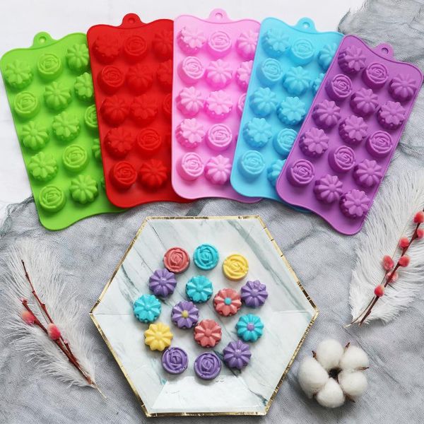 baking moulds silicone chocolate mold 15 shapes tools non-stick cake mould jelly and candy utensil diy
baking moulds silicone chocolate mold 15 shapes tools non-stick cake mould jelly and candy utensil diy
