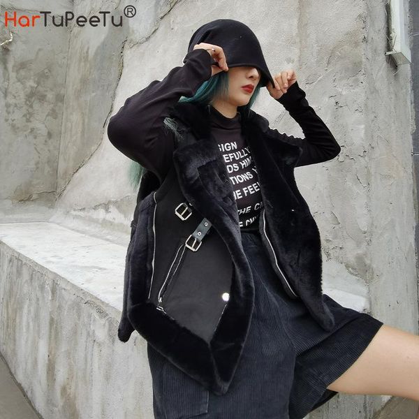 women's vests fall winter women flocking vest coat faux fur motor &biker sleeveless jacket black plus size loose zipper pockets split o, Black;white
women's vests fall winter women flocking vest coat faux fur motor &biker sleeveless jacket black plus size loose zipper pockets split o, Black;white