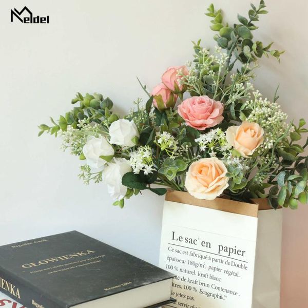 decorative flowers & wreaths meldel artificial flower bouquet silk rose fake eucalyptus white bundle forest style diy home party wedding dec
decorative flowers & wreaths meldel artificial flower bouquet silk rose fake eucalyptus white bundle forest style diy home party wedding dec