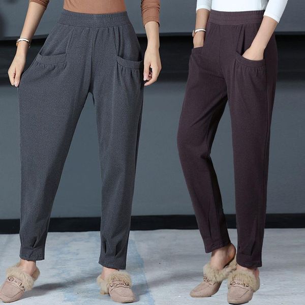women's pants & capris 2021 spring autumn women casual plus size 4xl high elastic waist sportswear female office ladies harem trousers, Black;white
women's pants & capris 2021 spring autumn women casual plus size 4xl high elastic waist sportswear female office ladies harem trousers, Black;white