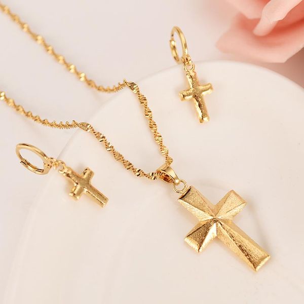 earrings & necklace gold pendant earring set women party gift cross jewelry sets daily wear mother diy charms girls fine, Silver
earrings & necklace gold pendant earring set women party gift cross jewelry sets daily wear mother diy charms girls fine, Silver