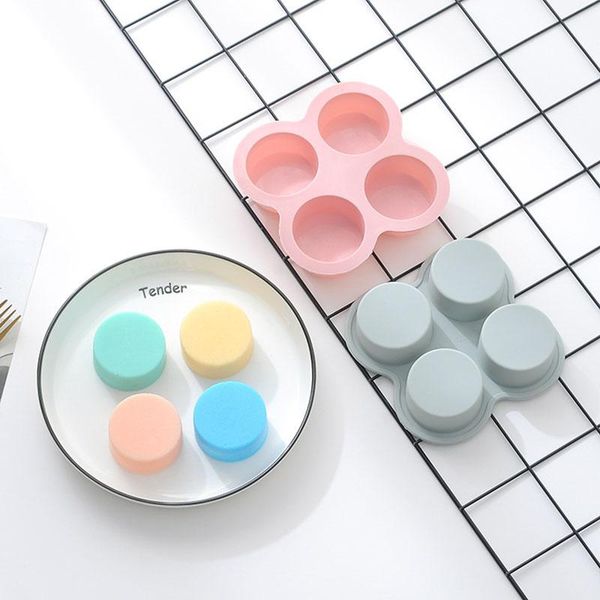 craft tools 4 cavity 5.3cm round silicone soap molds for making 3d handmade forms tray mould supplies
craft tools 4 cavity 5.3cm round silicone soap molds for making 3d handmade forms tray mould supplies