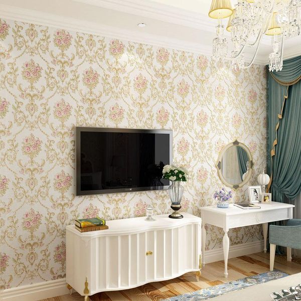 modern pastoral florals 3d non woven wallpaper for bedroom living room home decoration embossed flower pattern wall paper roll wallpapers
modern pastoral florals 3d non woven wallpaper for bedroom living room home decoration embossed flower pattern wall paper roll wallpapers
