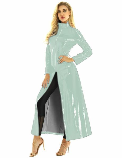 casual dresses long sleeve pvc pleated front zipper clubwear ladies party costume pull the wind gown gothic korean club dr, Black;gray
casual dresses long sleeve pvc pleated front zipper clubwear ladies party costume pull the wind gown gothic korean club dr, Black;gray