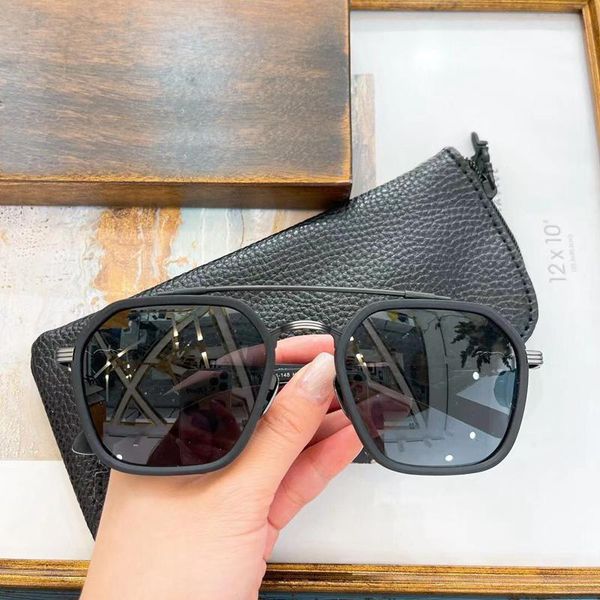 sunglasses frosted black big square frame ladies ation men's fashion glasses, White;black
sunglasses frosted black big square frame ladies ation men's fashion glasses, White;black