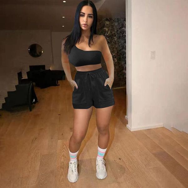 women's tracksuits 2021 mn8358 short pants and one side shoulder womens suit bodycon party cocktail club dresses summer clothes, Gray
women's tracksuits 2021 mn8358 short pants and one side shoulder womens suit bodycon party cocktail club dresses summer clothes, Gray